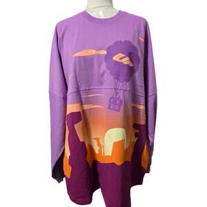 Disney Pixar Up Spirit Jersey Paradise Falls Screen Art Women's NWT XXL